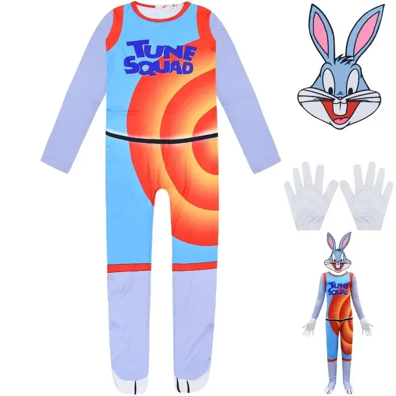 Mew Movie Kids Space Basketball Jam 2 أزياء الهالوين التأثيرية جيرسي جيمس سكواد ارتداءها كرنفال فستان بتصميم حالم حللا