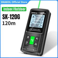 Snakol Laser Tape Measure 50/100/200M Laser Distance Meter Digital Rangefinder High Accuracy Roulette Multiple Electronic Ruler