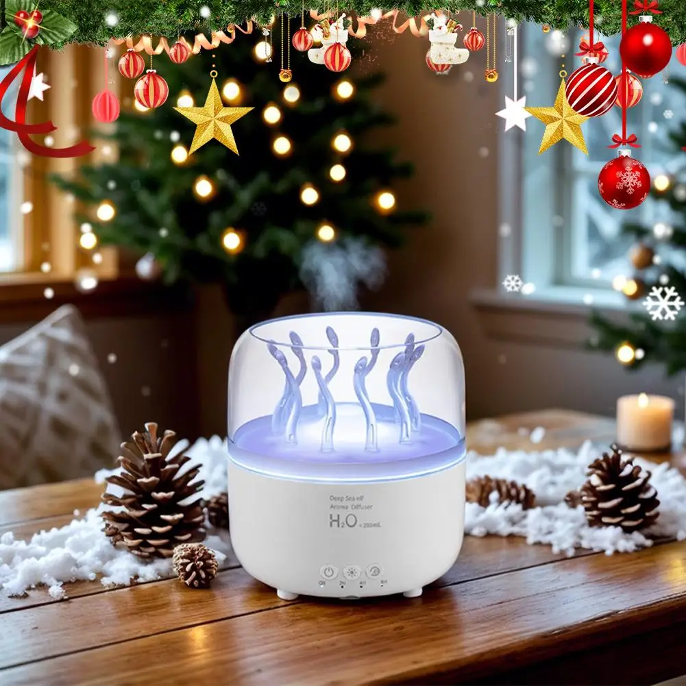 Humidificateur de méduse, Machine d'aromathérapie, atmosphère essentielle, anneau de pulvérisation de méduse, humidificateur pour chambre à coucher, aromathérapie