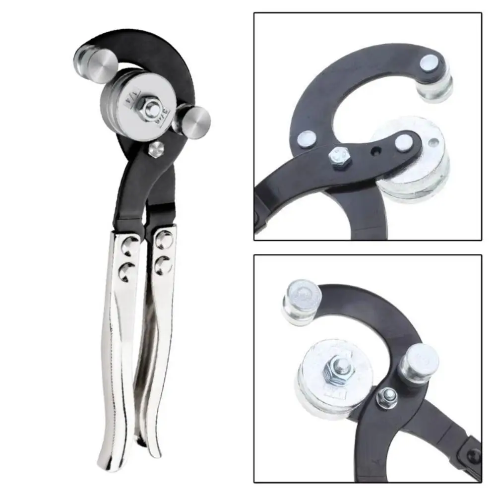 

High Carbon Steel Bending Pliers Multifunctional Adjustable 4 in 1 Pipe Tool Practical Convenient Tube Bending Pliers DIY