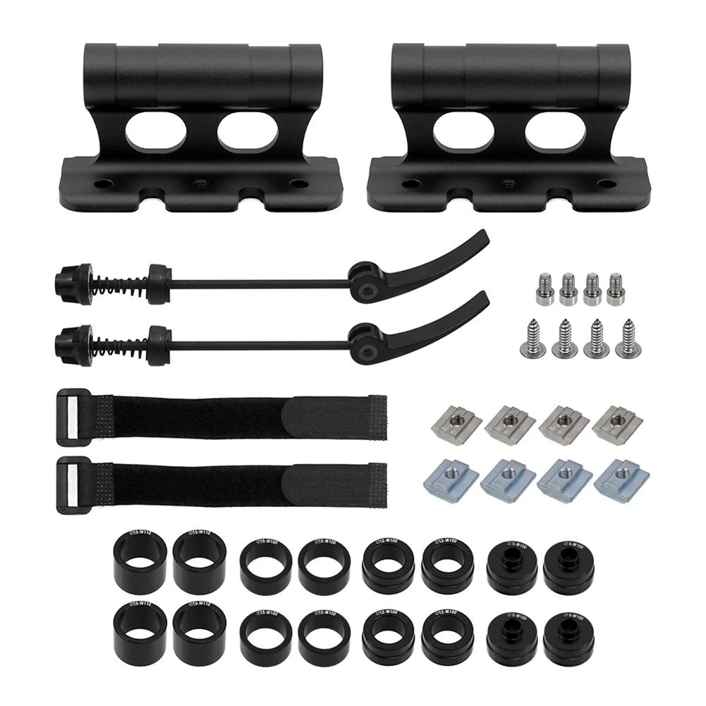 Bicycle Rack Mount Front Fork Mount Bracket With Quick Release Alloy Fork Block Mounts For Most Mountain Bikes