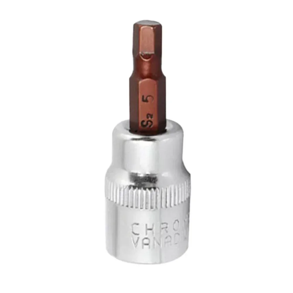 Adapter Inbussleutel Adapter Schroevendraaier Dopsleutel Zilver Geschikte sleutels Adapter Mm Ongeveer Rood