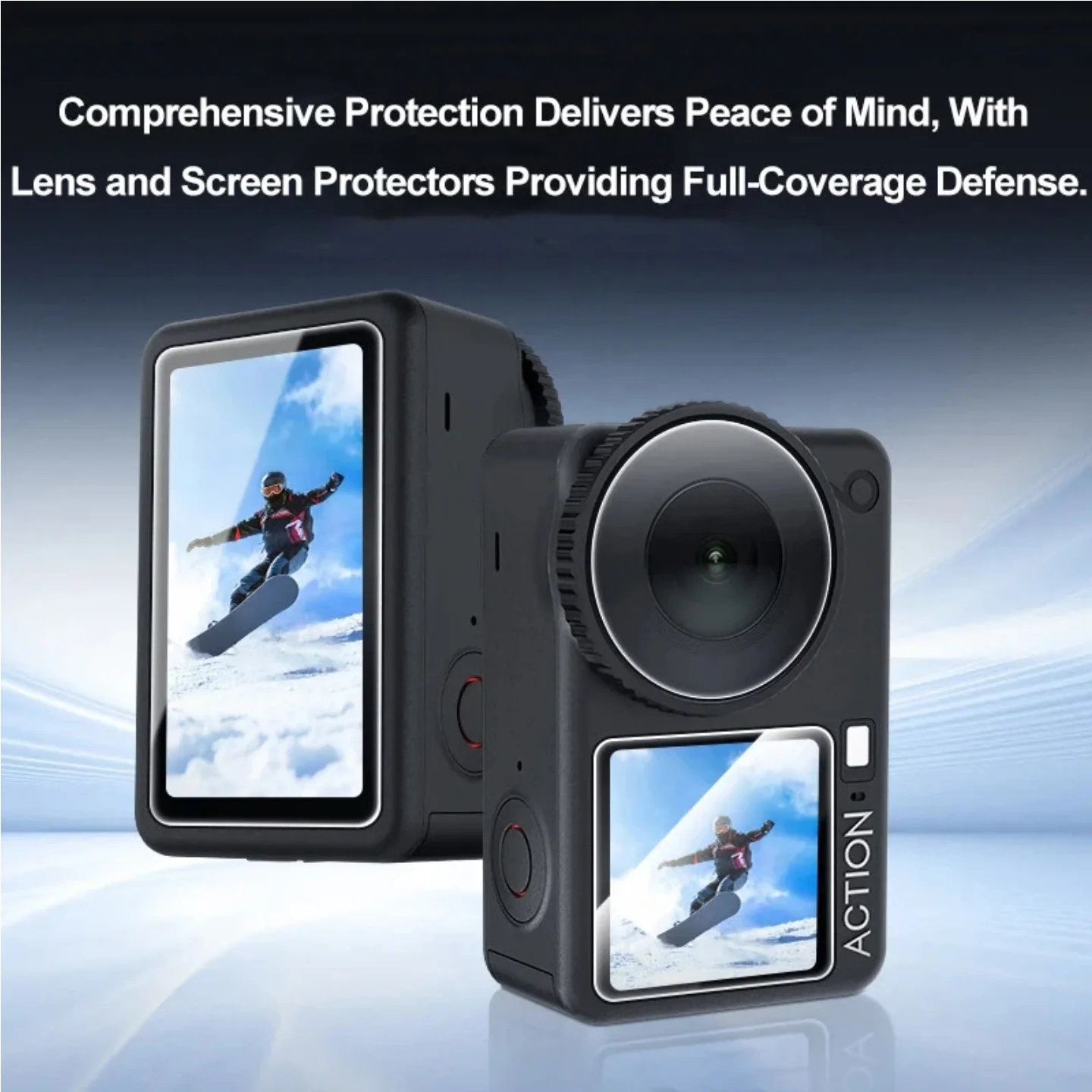 ل Dji Osmo Action 6 مجموعة ملحقات الكاميرا حارس العدسة/الغطاء الواقي من السيليكون/واقيات الشاشة/العلبة/قاعدة محول مغناطيسي #3