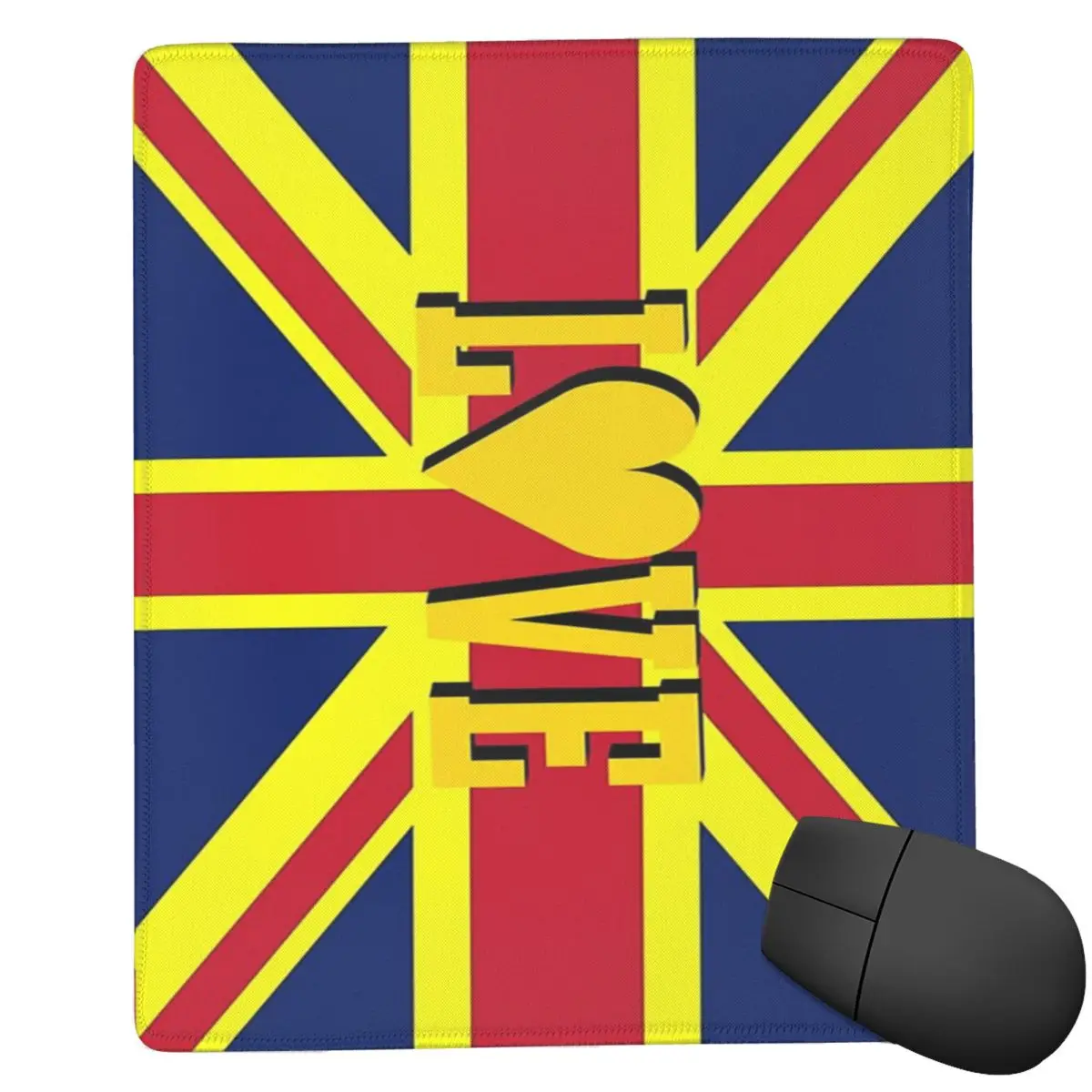 Union Jack Flag Of The UK United Kingdom British Mouse Pad Computer Keyboard Mouse Mat Laptop Desk Mat Office Accessories