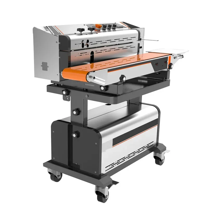 

Continuous Plastic Bag Band Vacuum Sealing Sealer Machine with Nitrogen Fill