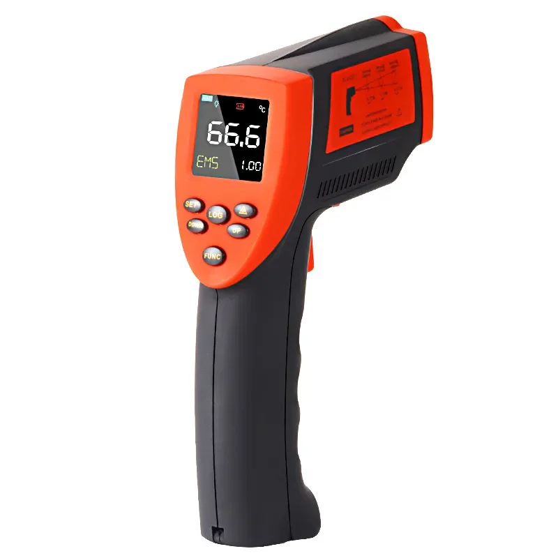 

380 High Precision Infrared Thermometer Oil Temperature Gun Industrial Temperature Detection Baking Thermometer