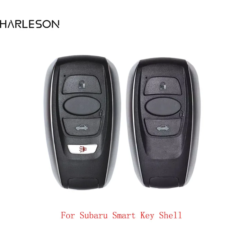 Smart Remote Car Key Shell Case Cover 3/4Buttons for Subaru BRZ WRX STI Legacy Outback XV Crosstrek HYQ14AHC, HYQ14AHK