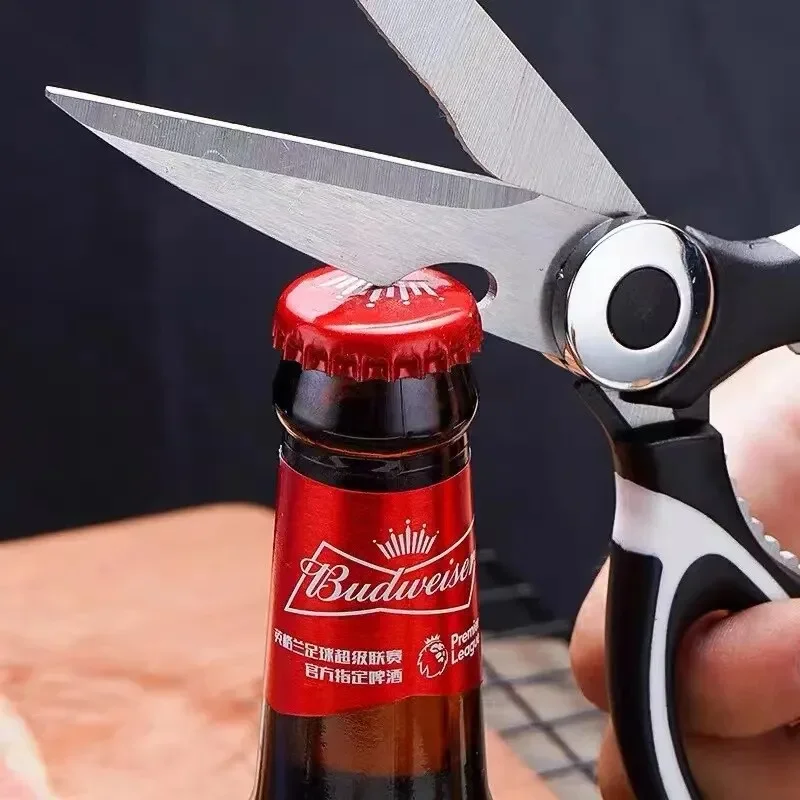 Multi-function Scissors Household Fish-killing Special Shears Roast Chicken and Duck Bones Large Stainless Steel Strong Scisso image 5