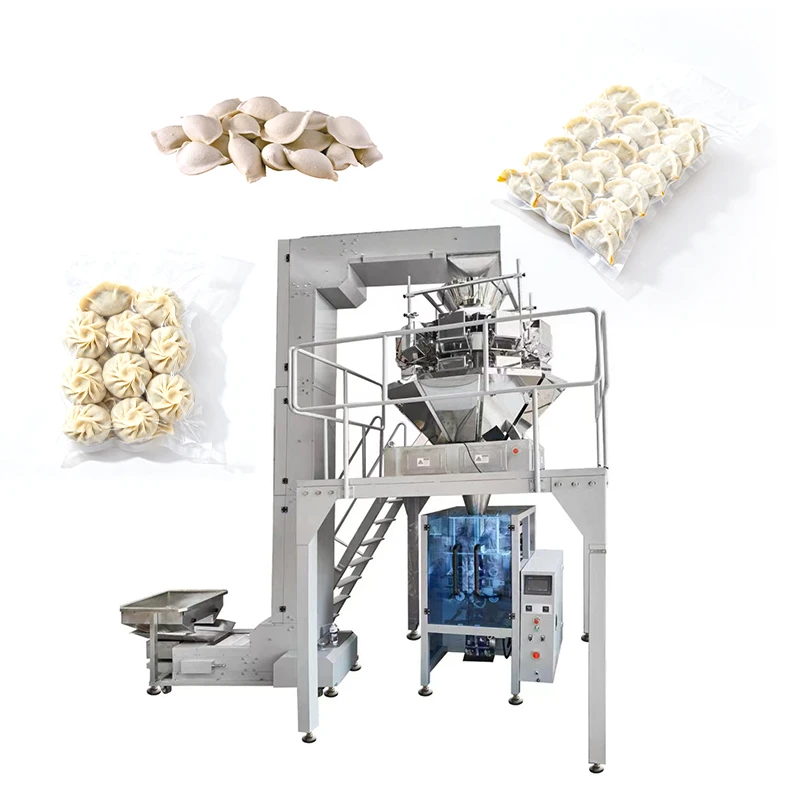 Factory Price Large Vertical Vacuum Packing Machine for Frozen Dumpling Wonton Steamed Bun Food Vacuum Packaging Machine