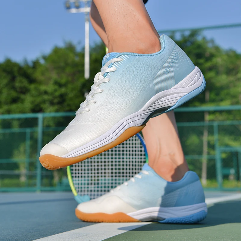 Chaussures de tennis de table professionnelles pour hommes et femmes, chaussures de badminton confortables, chaussures de sport non ald résistantes à l'usure