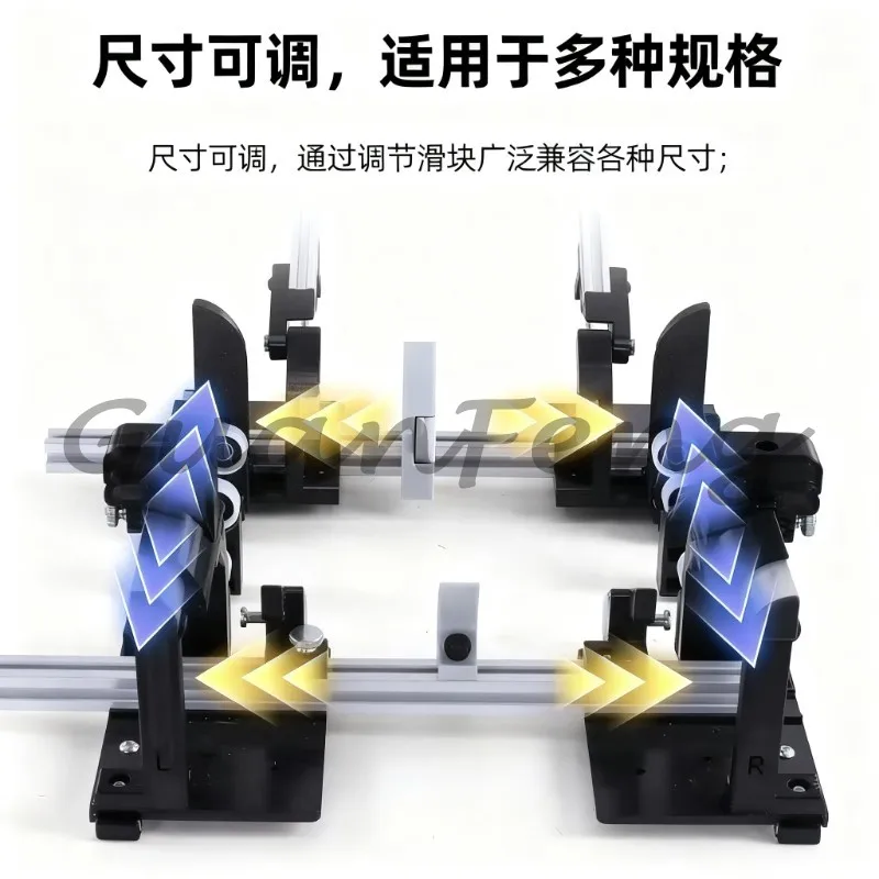 Adjustable Folding Airplane Box Fixture, Multifunctional Manual Cardboard Carton Assisting Tool for Warehouse Packaging