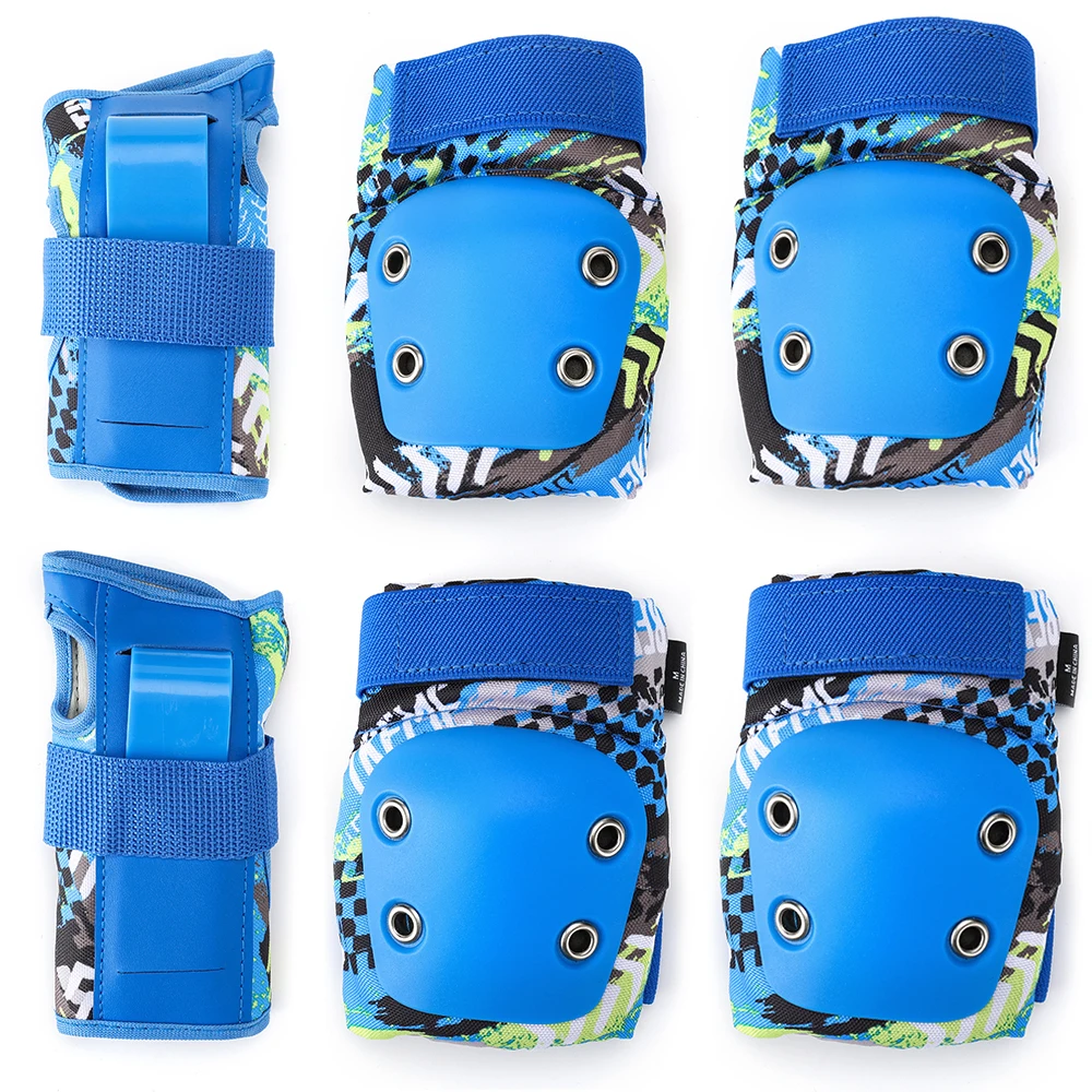 Adult Kids Knee and Elbow Pads Extreme Sports Skateboard Roller Support Protector
