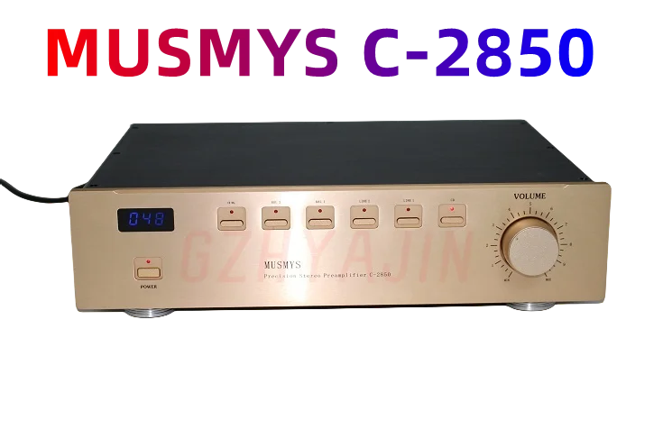 

Latest MUSMYS C-2850 Love version preamp PK golden voice high-end preamp High end full balance preamplifier with remote control