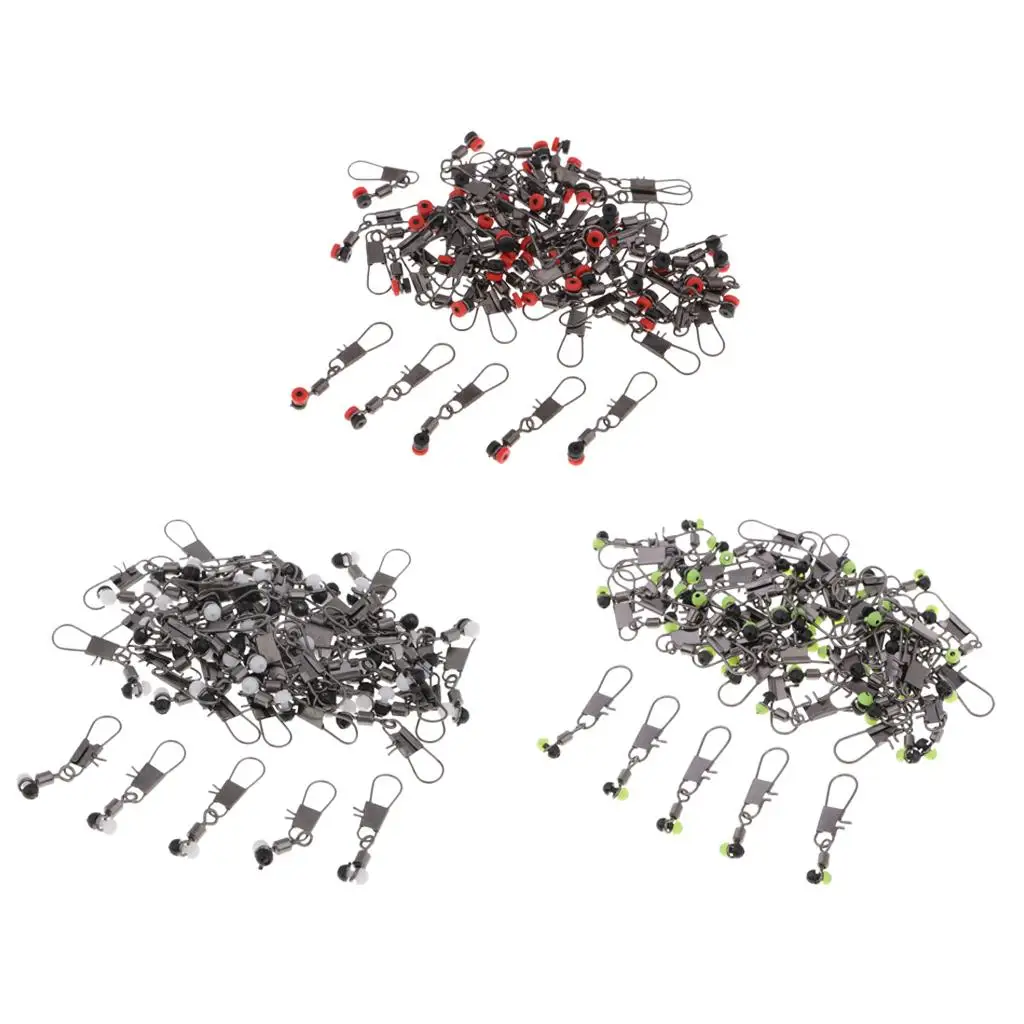 50 قطعة يدور الصيد المفاجئة برميل المتداول يدور دبابيس موصلات