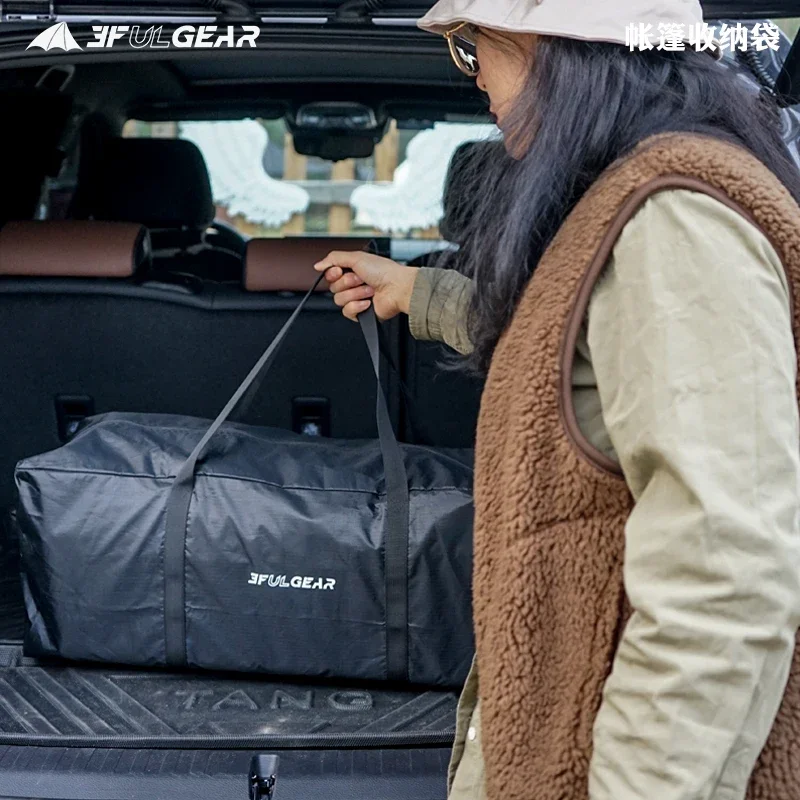 3F UL GEAR Outdoor Camping Tent Storage Bag 210T poliestere 150D Oxford tessuto pieghevole borsa da viaggio di grande capacità