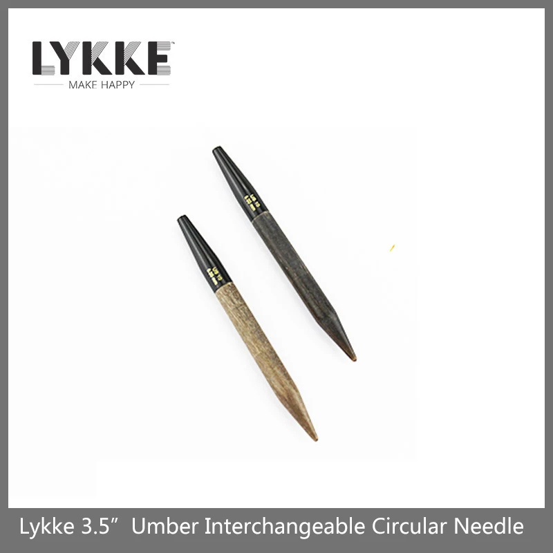 LYKKE UMBER 3.5“  7 CM Interchangeable Circular Needle Tips