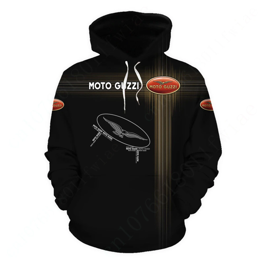 Moto Guzzi Hoodies für Männer Frauen lässig Sweatshirt Unisex Kleidung Anime Zip Hoodies Harajuku 3D-Druck Essentials Pullover