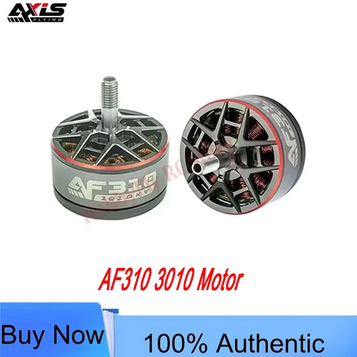 AxisFlying AF310 3010 1010-1210KV 6S FPV Motor, 1300W 72g 5mm M5 Shaft for 7-9" Cinematic Cinelifter Drone