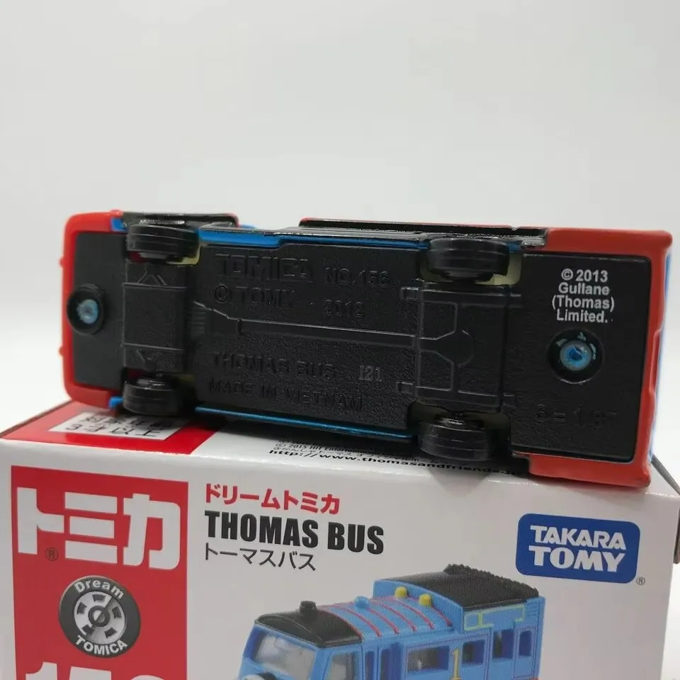 Sonho tomica série thomas bus no 156 mini carro figura modelo clássico animação periférica limitada colecionável meninos brinquedos crianças presente