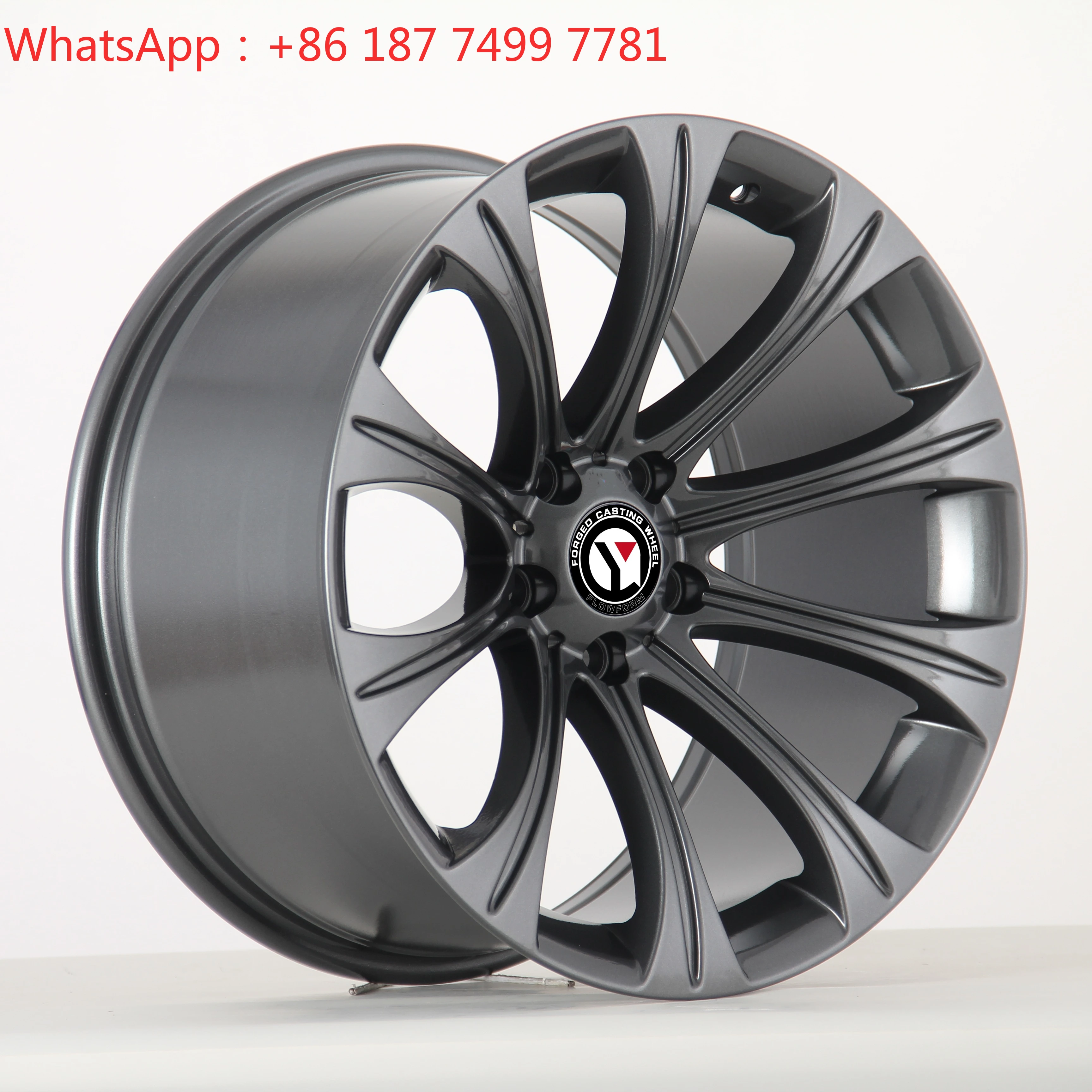 

New Arriving Rims Concave Disk 19x9 19x10 Staggered 5x120 PCD Gunmetal Black Silver Paint Concave Wheel Hub for M5