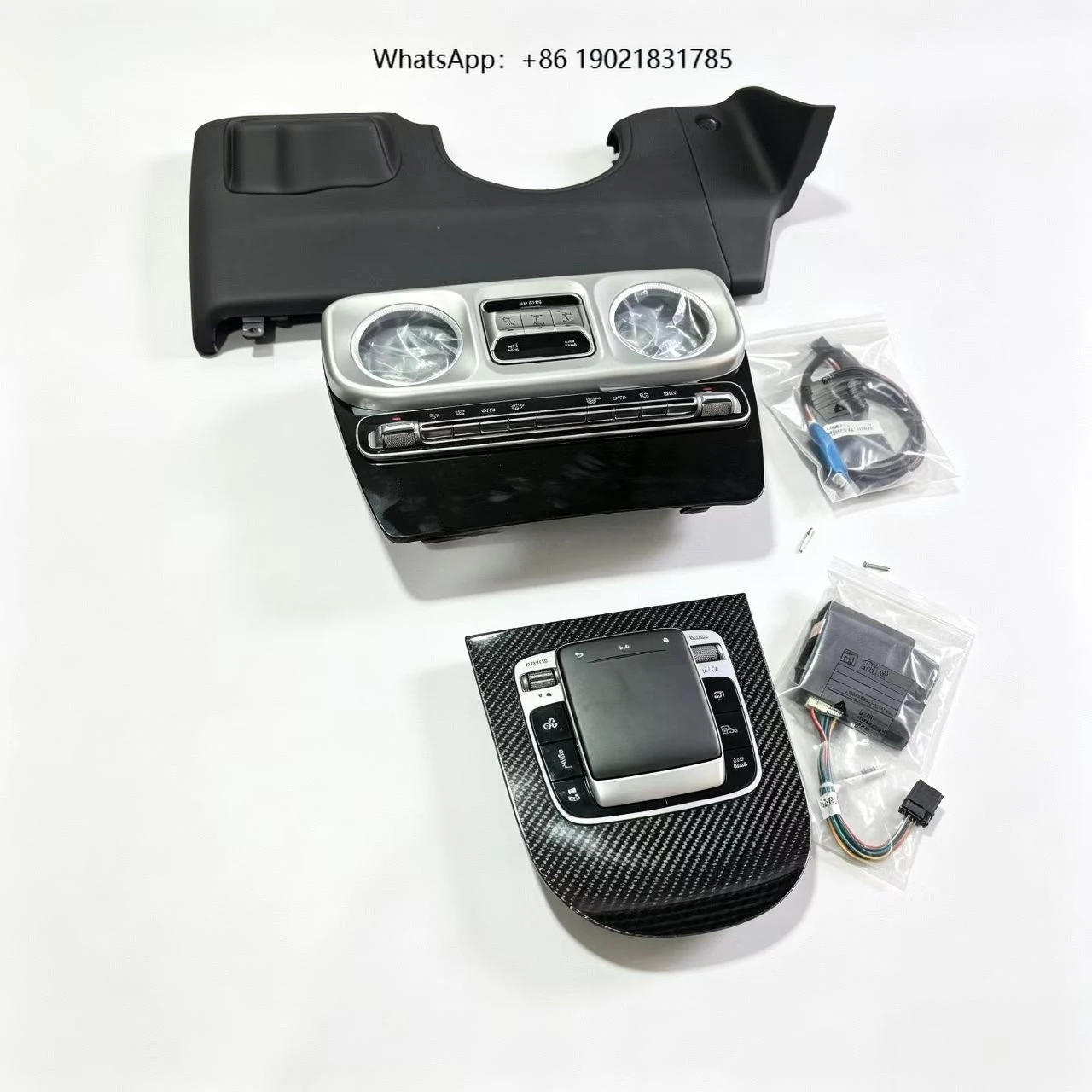 20W464 to W465 Center Console Touchpad Mouse Headlight Switch Panel for G350 G500 G63 Upgrade Kit