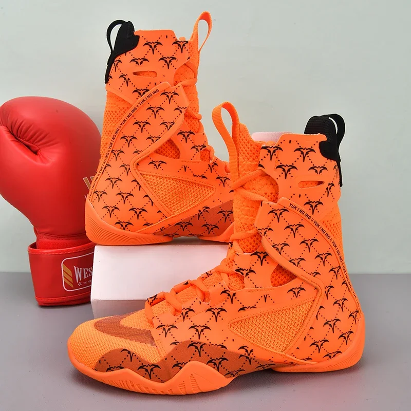 2026 Wrestling Shoes Men High Top Boxing Shoes For Mens Good Quality Fighting Shoes Youth Designer Gym Training Shoe
