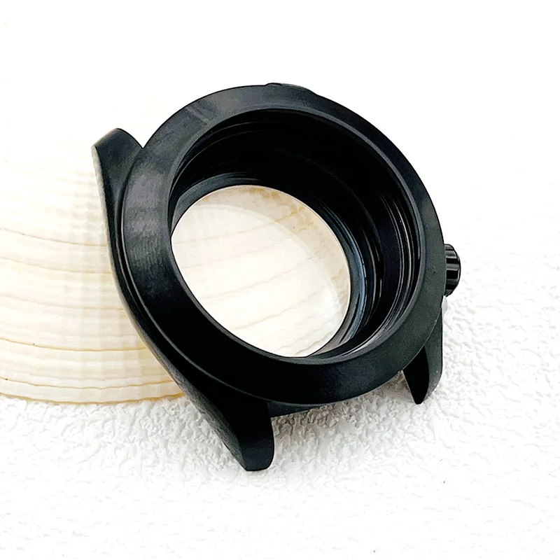 Black SKX007 Watch Case NH34 NH35 Case Fit For NH34 NH35 NH36 4R35 7S26 Movement SKX007 SRPD Transparent Back Cover Watch Cases - Image 4