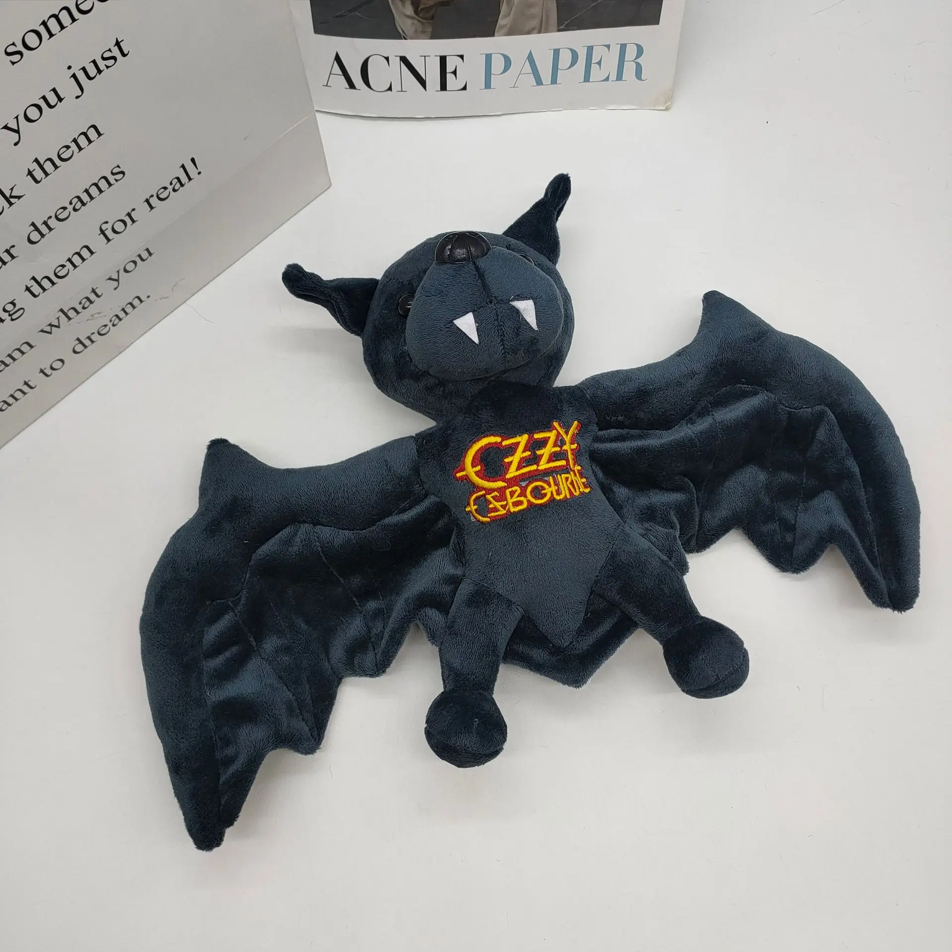 2025 New Ozzy Osbourne Bat Plush Back To The Beginning Ozzy Bat