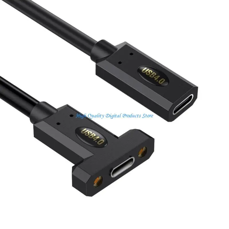 U2JE 90 Grad 240W USB4 -Kabel 40Gbit / s Datenübertragung 8K@60Hz Videoanzeigekabel USB C Datenübertragung Schnelles Ladekabel