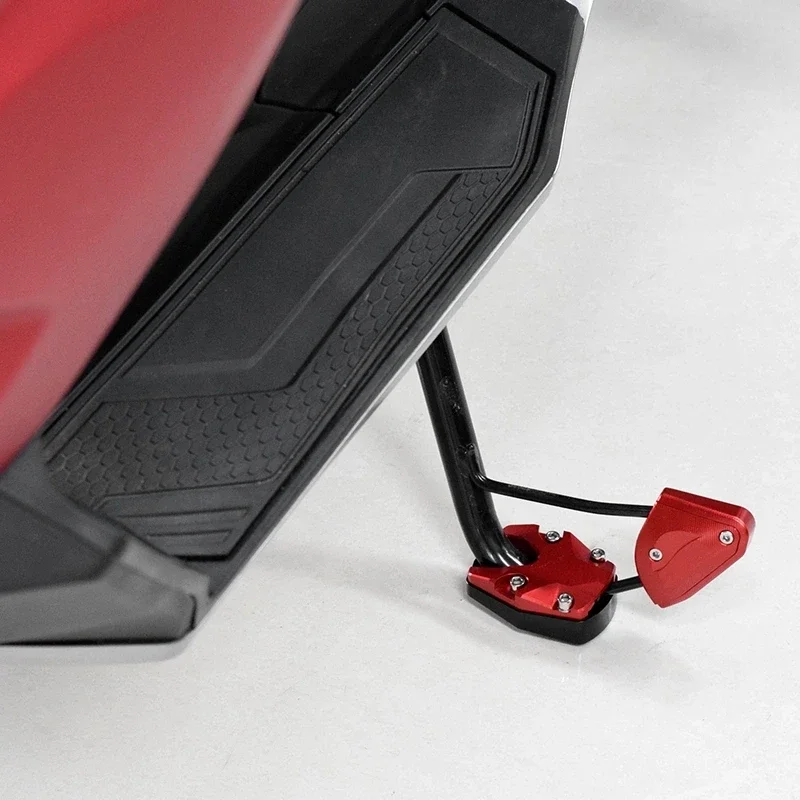 Aksesoris Motor Untuk Honda PCX125 PCX150 PCX160 PCX 125/150/160 CNC Side Stand Extension Kickstand Enlarger Plate Pad
