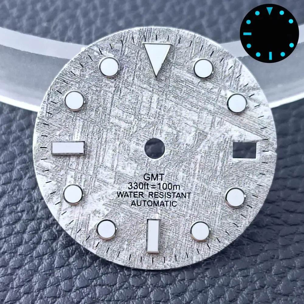 28.5mm Diameter GMT Single Calendar Watch Dial Modified Dials for NH34 NH35 Movement Accessories Watch Parts personalization image 4