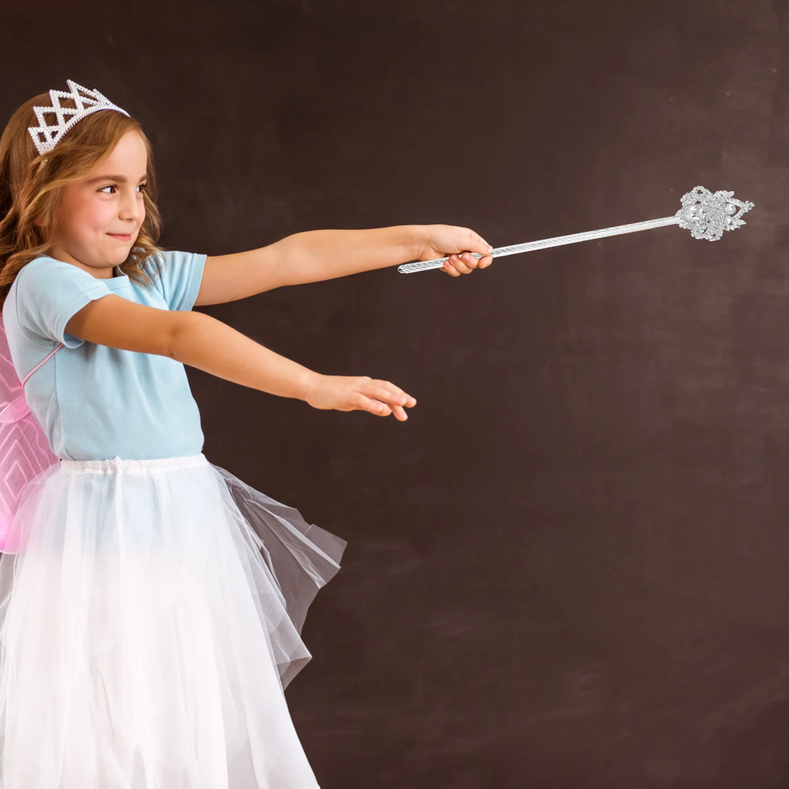 

Scepter Props Rhinestone Cane Halloween Cosplay Costume Accessory Women Gothic Dance Play Cane Little Girl Toys