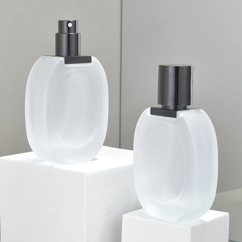 ขวดน้ำหอมแบบพกพา30มล. 1ชิ้นขวดแก้วสเปรย์เปล่าเกรดสูงแทนแบบกดความจุขนาดใหญ่เครื่องสำอางสำหรับท่องเที่ยว