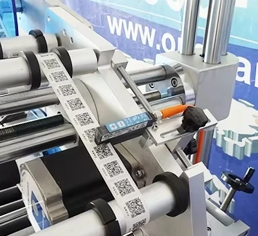 Customized Automatic Horizontal Roller Bottle Labeling Machine Digital Label Aplicator Core Motor for Metal Glass Wood #5