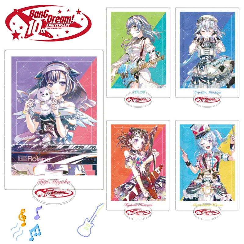 Hot Anime BanG Dream Acrylic Stand 15cm Desktop Ornaments Band Figures Desk Decor Send Gifts to Fans