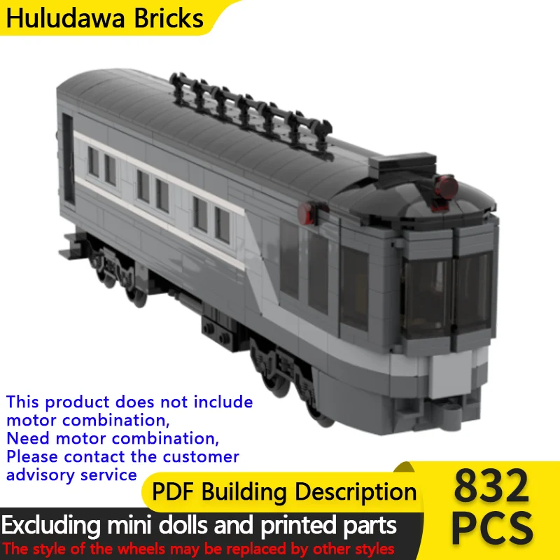 City Car Model MOC Building Bricks T22 NYC Observation Car Modular Technology Children Holiday Gifts Assemble Toys Suit