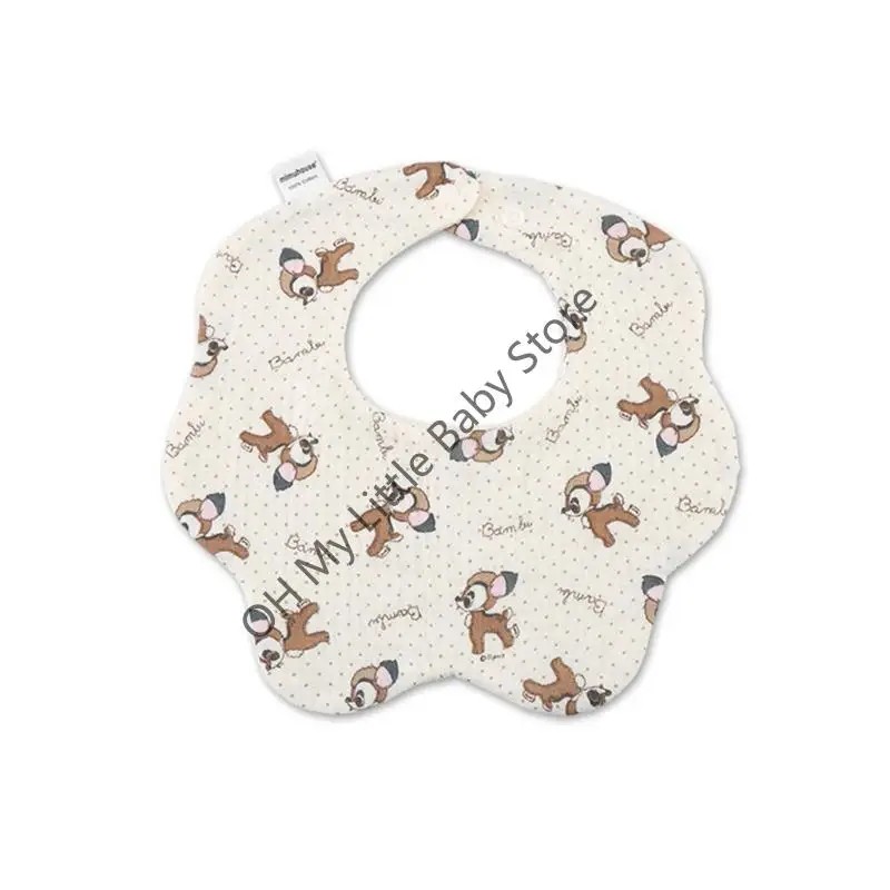 مريلة أطفال M76C مصنوعة من القطن الخالص مع إبزيم كبس للأولاد والبنات أثناء تناول الطعام #2