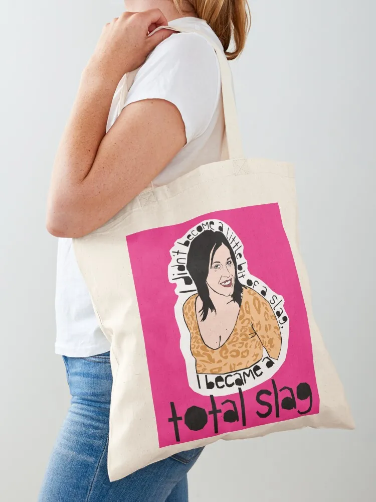 KAT SLATER I Became A Total Slag Eastenders (Jessie Wallace) Tote Women's shopper tote screen Canvas Tote Lady bags bag men