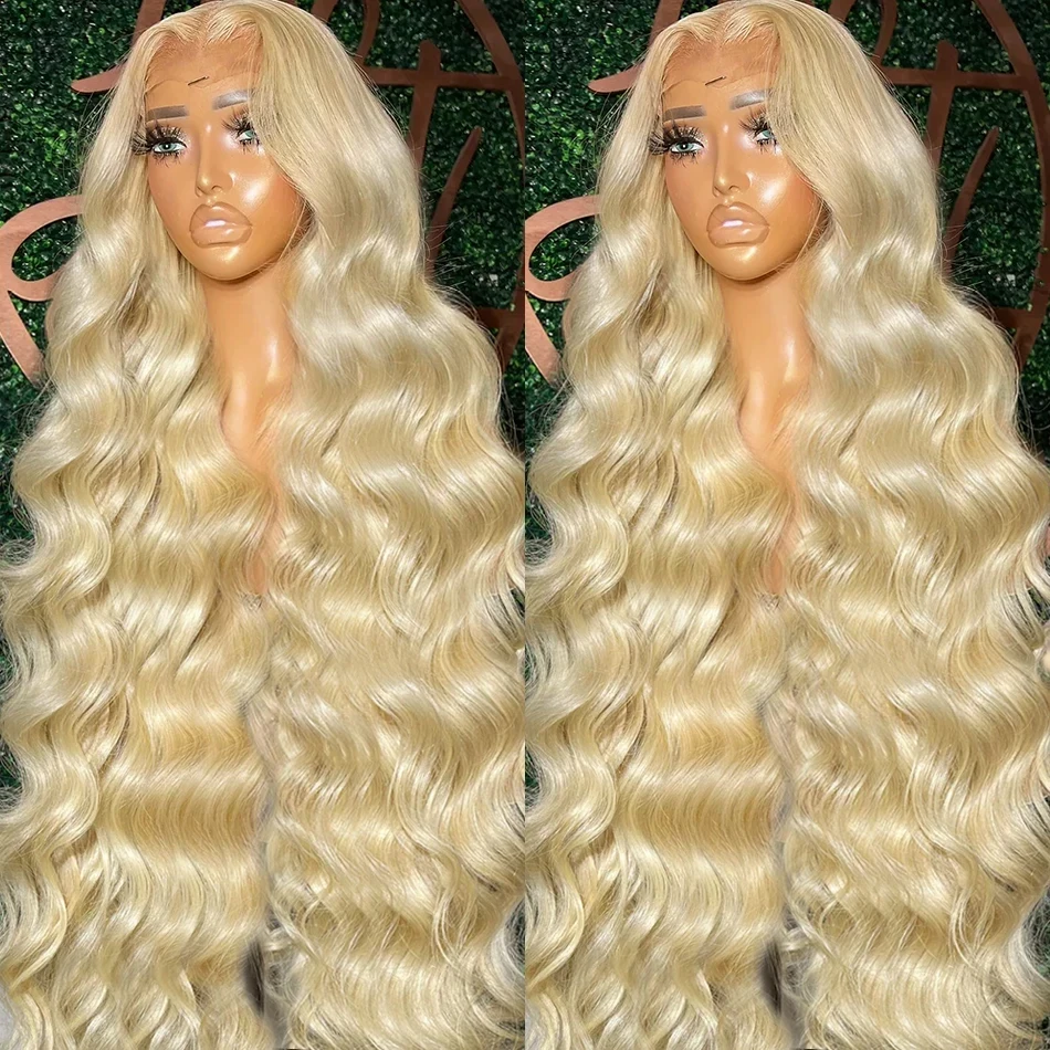 MELODIE 250 Density 30 40 Inch 613 Body Wave 13x6 HD Transparent Lace Frontal Wigs Human Hair Brazilian Lace Front Wig