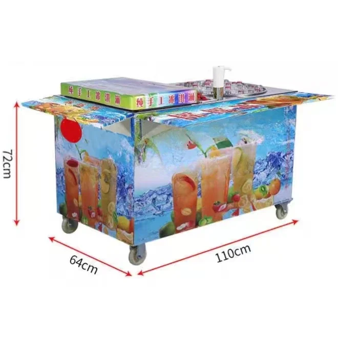 Shake Ice Machine Commercial Slushy Machine Stainless SteelSmoothie Frozen Drink Maker