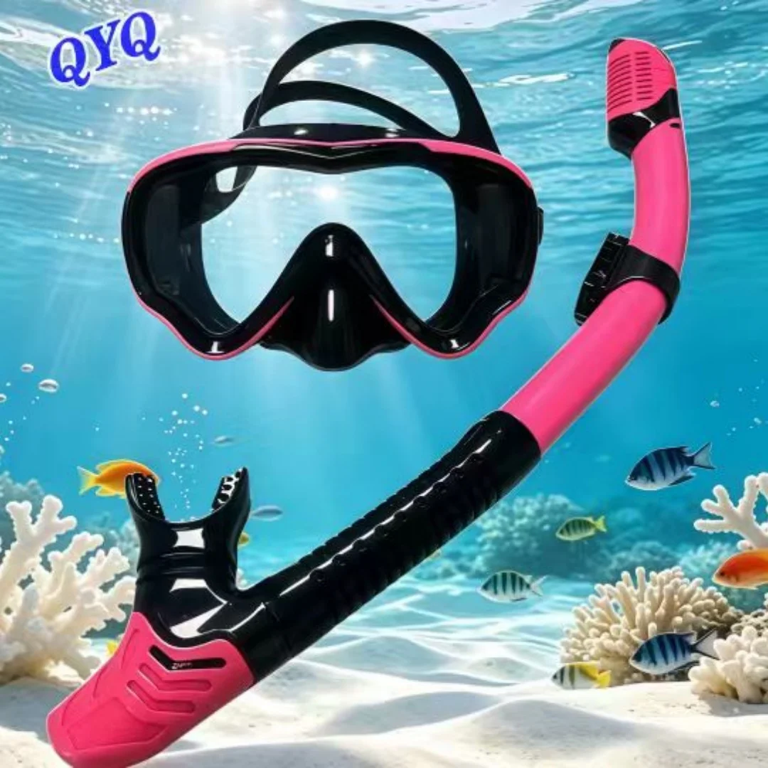 Swim Goggles Diving Snorkel Mask with Nose Cover Swimming Goggles