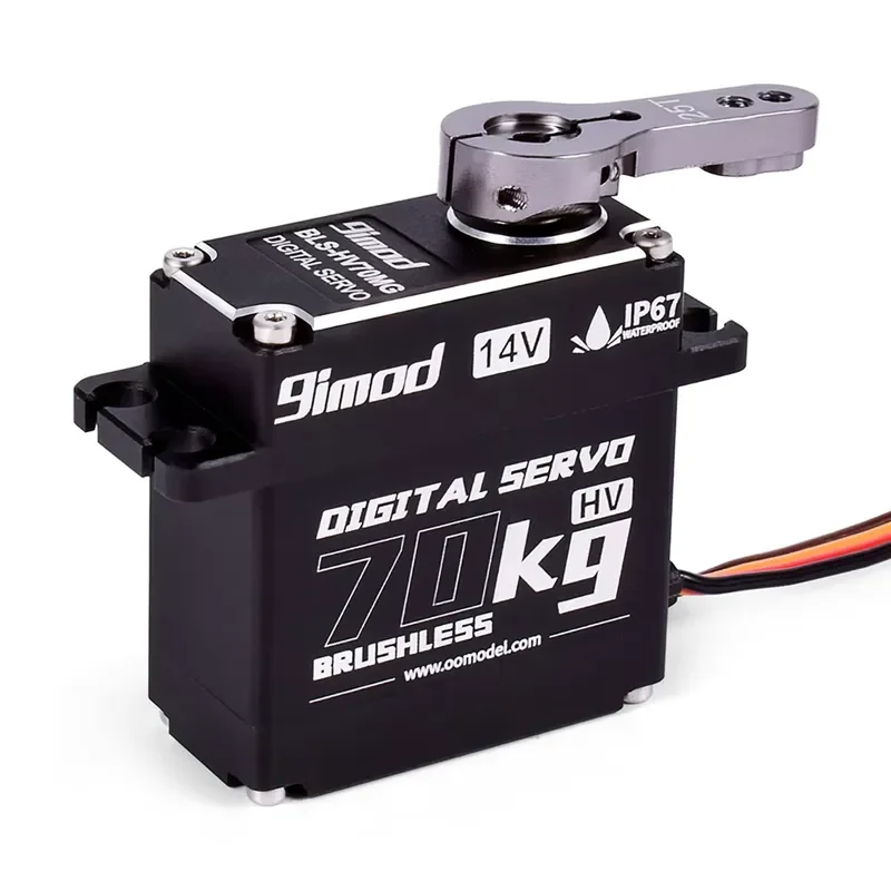 9imod BLS-HV70MG 14V 70kg High Torque Metal Gear HV Brushless Servo for 1/8 1/10 RC Crawler Car Trucks Racing Servo