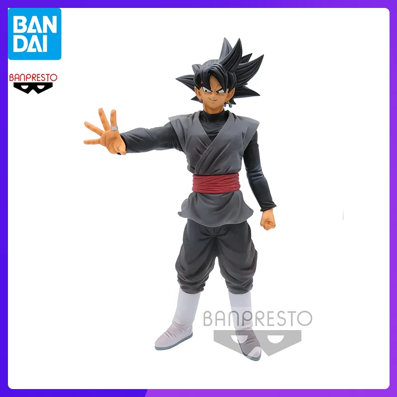 Bandai-Original Anime modelo brinquedos para meninos, figuras de ação, boneca de coleção, Grandista, Nero, Dragon Ball, Super Black Goku, Em Stock