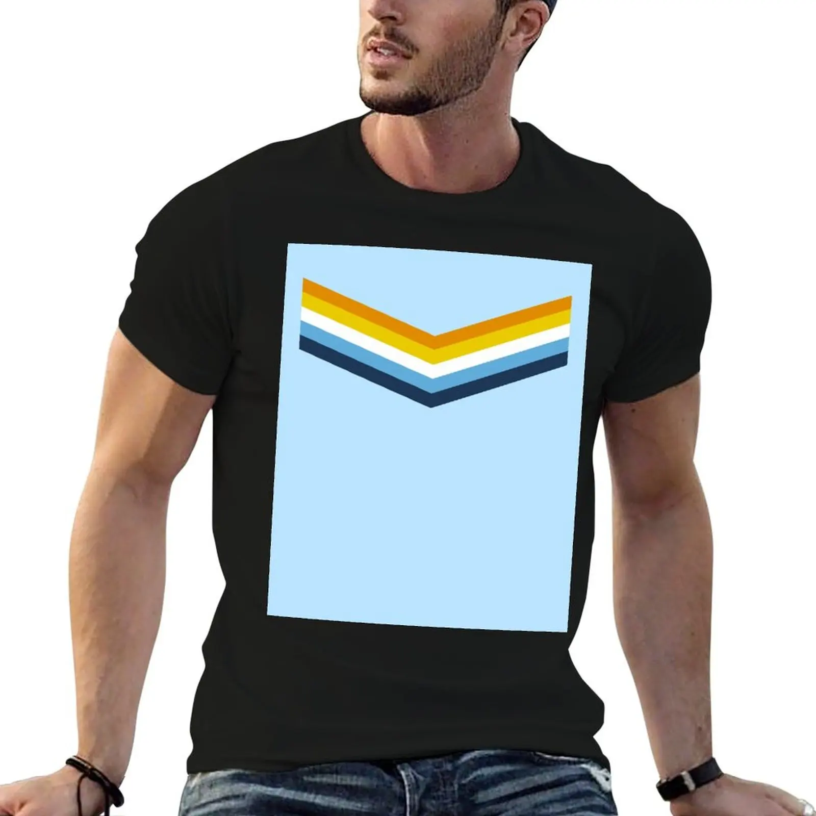 

Aro-Ace Pride Chevron T-Shirt t shirt man casual anime tshirt t shirt men 100% cotton luxury brand T-Shirt