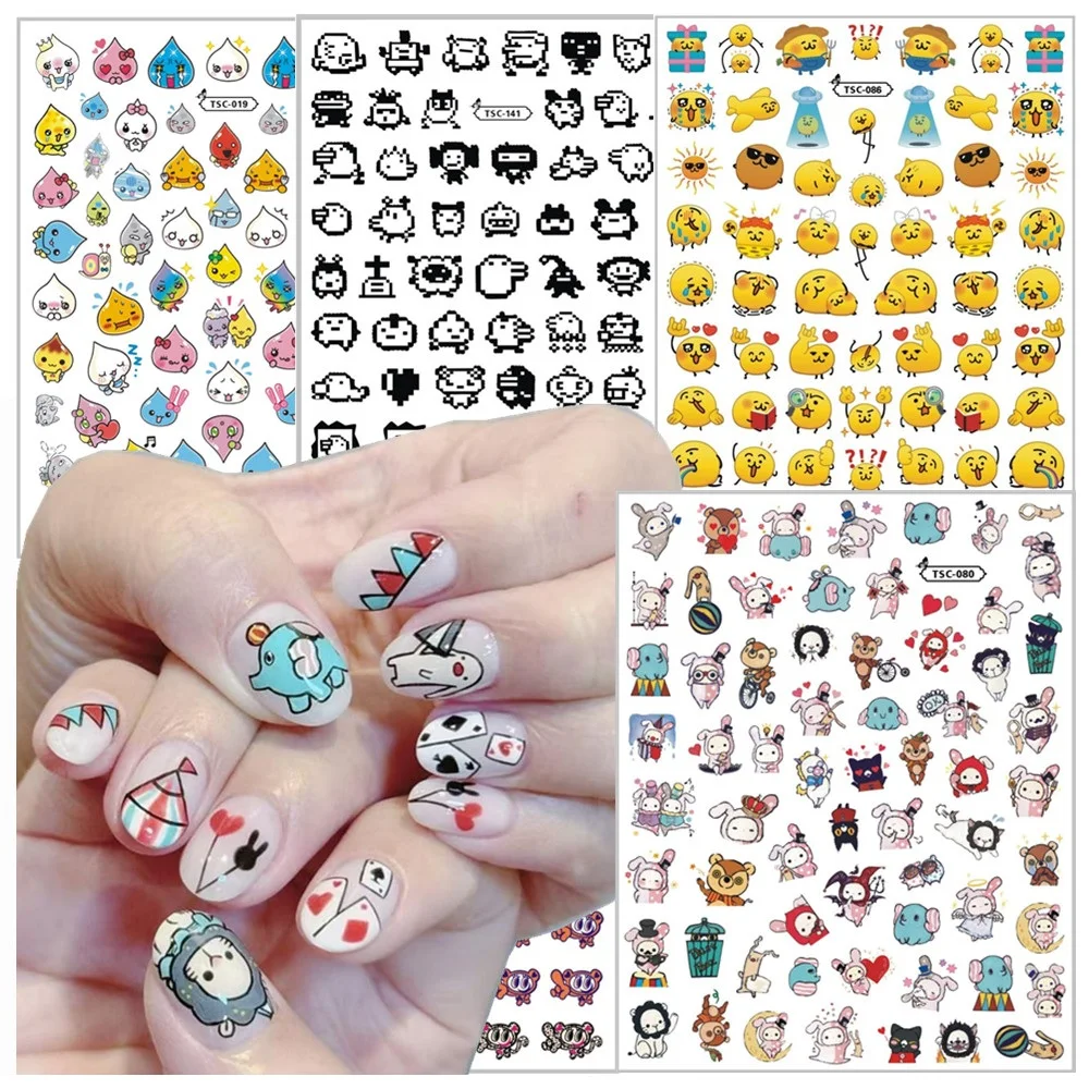 TSC-080 Gojo Satoru ごじょうさとる 3d nail art stickers decal Sentimental Circus nail tool decorations