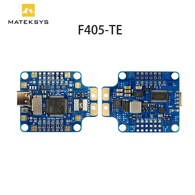 

Контроллер полета Matek MATEKSYS Φ F405 STM32F405RGT6, 3-8S Встроенный OSD SD слот, 30x30 мм для FPV беспилотных летательных аппаратов