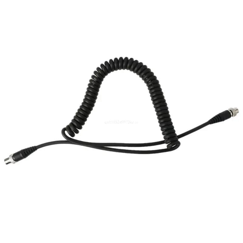 Metal Detector Spring Power Cable Black for GFX7000 4500 5000 Power Cord 1 Meter