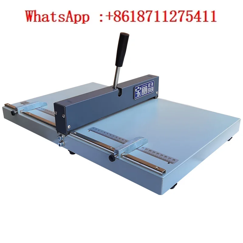 

Indentation machine manual A3+A4 thick paper folding machine, bid binding cover indentation flipping line, spine line H460 H351