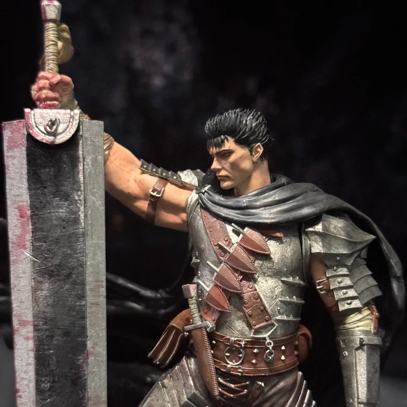 Resin 3D Printed Fully Painted Guts Custom Action Figure Berserk Collectible Model Desktop Decor Gift Toy