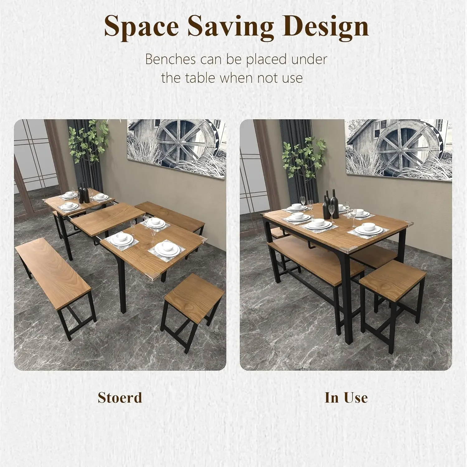 Dining Table Set, 63